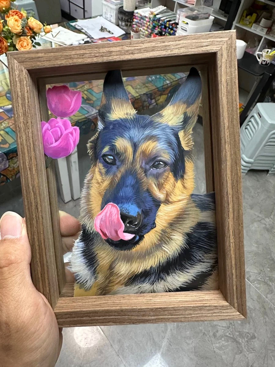 🎨 Custom Pet Portrait — Head Only !